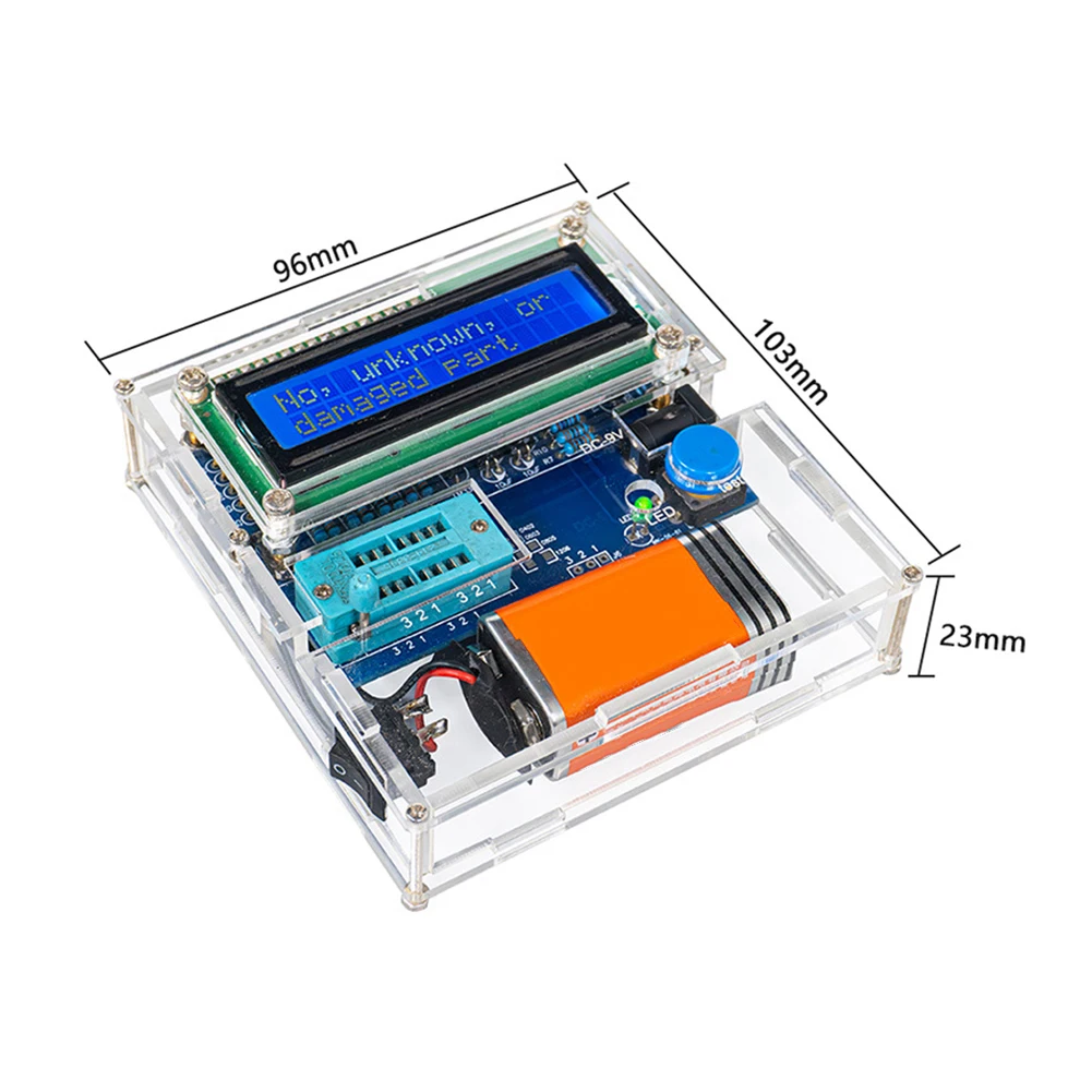 

Transistor Tester Kit Electronic Measurement DIY Soldering Circuit Board Hand Tools Power Tool Accessories Household Supplies
