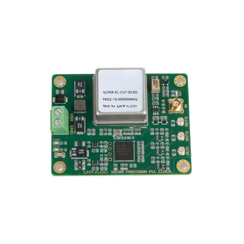 For Constant Temperature Crystal Clock Upgrade Board 10/22/24/25MHz Frequency Multi-channel Frequency Reference PLL Output