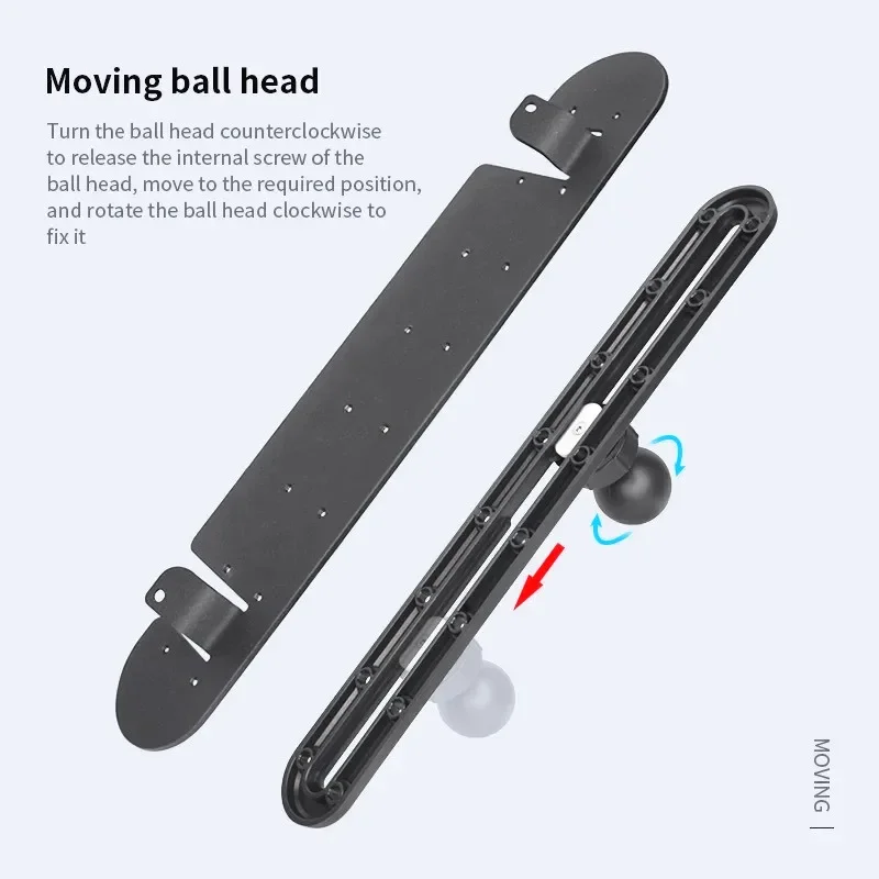 Крепление для приборной панели с жесткой дорожкой 15,35 дюйма для Jeep JL & Gladiator Wrangler мобильный телефон holder