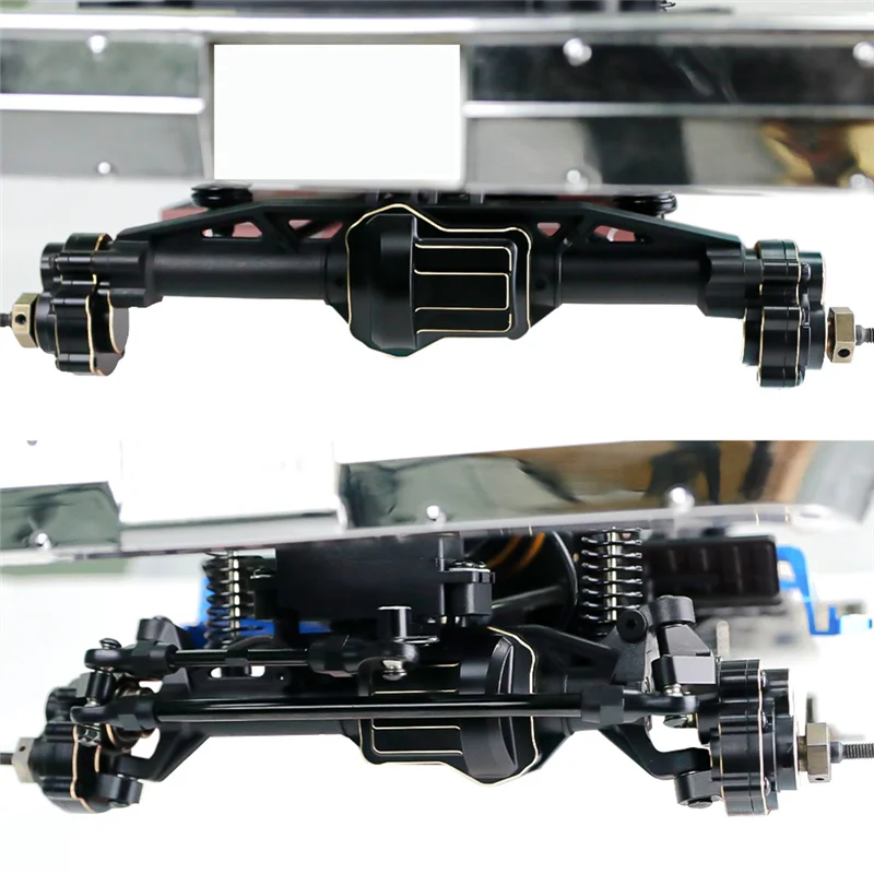 FBIL-Brass Front And Rear Differential Axle Cover For 1/10 RC Crawler FMS FCX10 RC Crawler Car Upgrades Parts Accessories