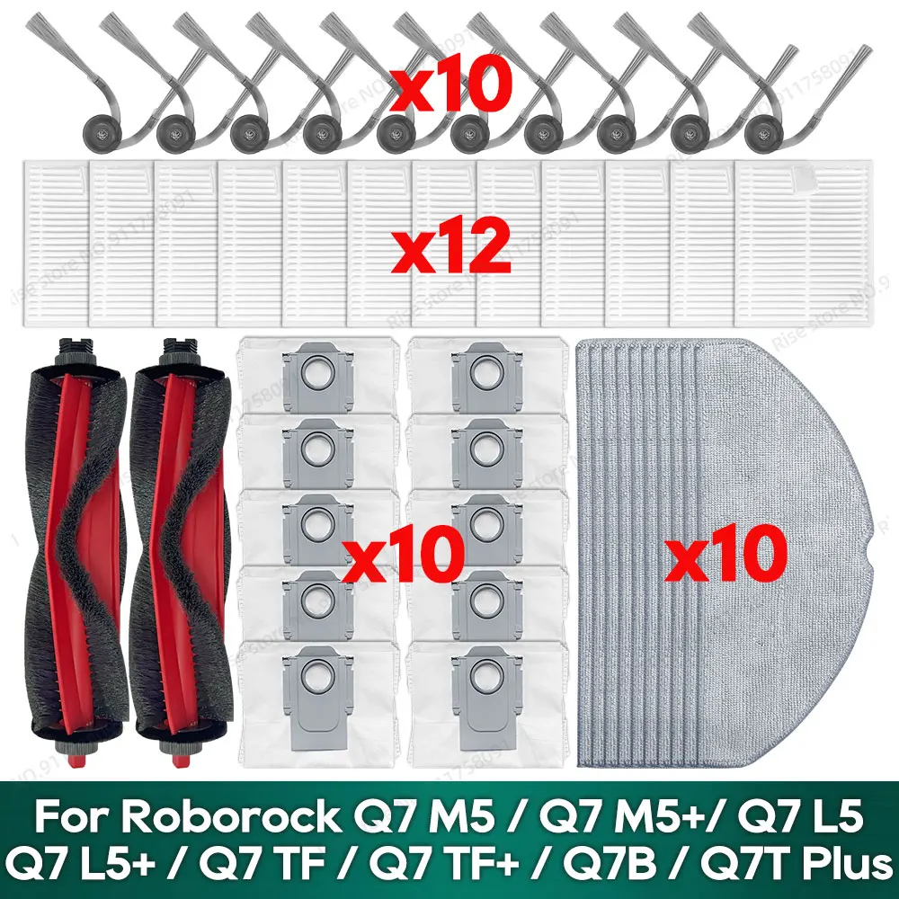 Compatible for Roborock Q7 M5 / Q7 M5+ / Q7 L5 / Q7 L5+ / Q7 TF / Q7 TF+ / Q7B / Q7T Plus Accessories Spare Parts