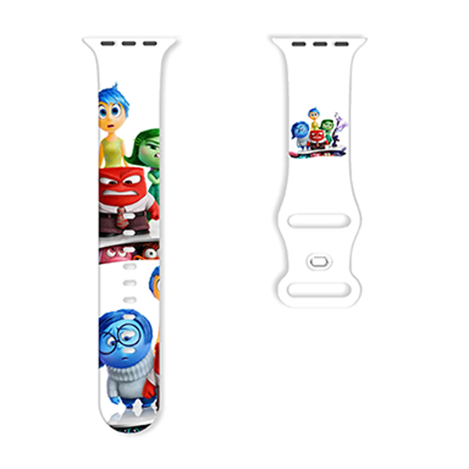 

Disney the brain agent 2 series printed strap for Apple Watch 11 10 9 Silicone Band Replaceable Bracelet for iWatch 45mm 44mm