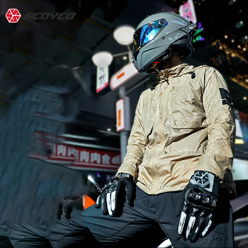 

Motorcycle Jacket Windproof Waterproof Cycling Jacket Man Racing Suit Wear Resistant Sports Jacket With Detachable Lining Warm