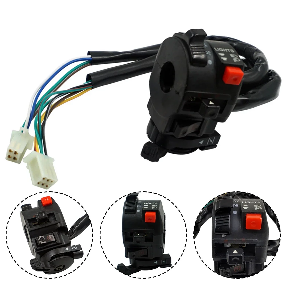 1 Pcs Motorcycle Handlebar Switch Left Turn Signal Horn Start Choke Starter Switch Headlight Switch Accessories