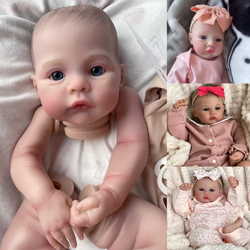 

18inch Meadow Premie newborn size Reborn Doll Kit Popular Soft Touch Lifelike fresh color kit DIY Toys