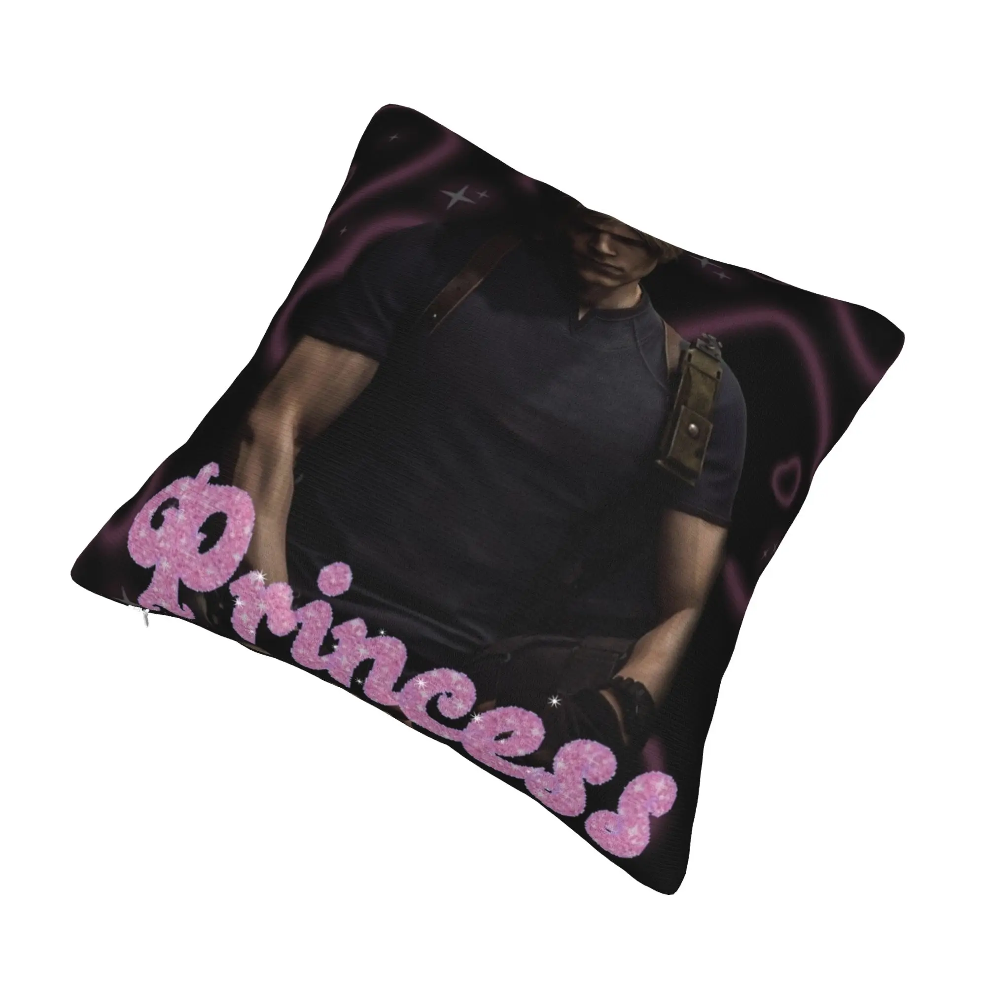 Leon Kennedy Princess Pillowcase Soft Polyester Cushion Cover Decor  Throw Pillow Case Cover Sofa Square 45*45cm