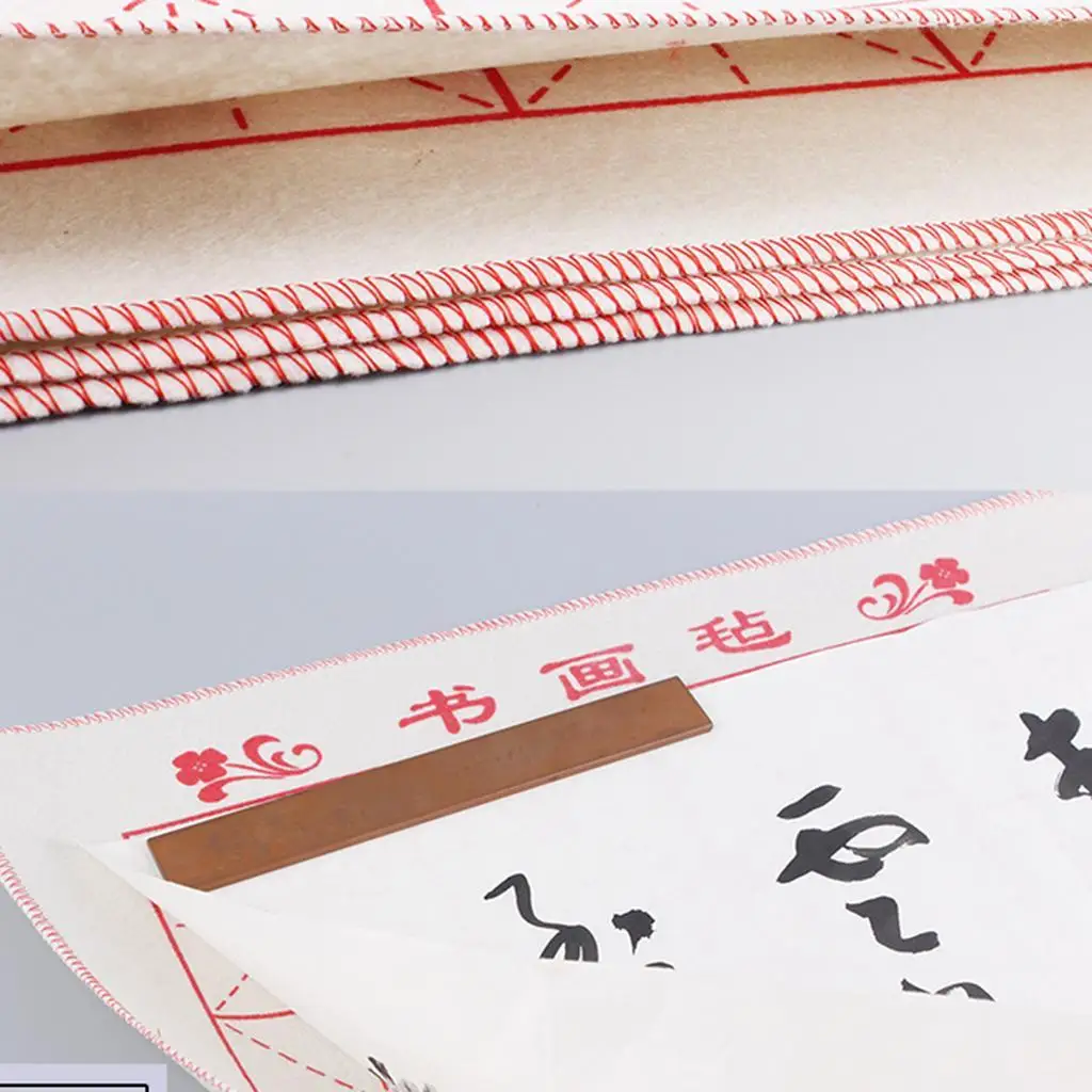 Calligraphy Writing Felt Pad Premium Wool Material for Professional Calligraphy Brush Pen Practice Paper