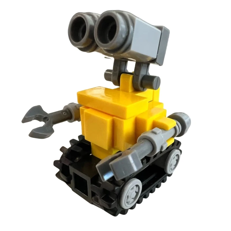 Disney Mini Walle Movie WALL.E Eva Robot Model Building Blocks Bricks Sets Classic Dolls Kids Toys For Children Gift