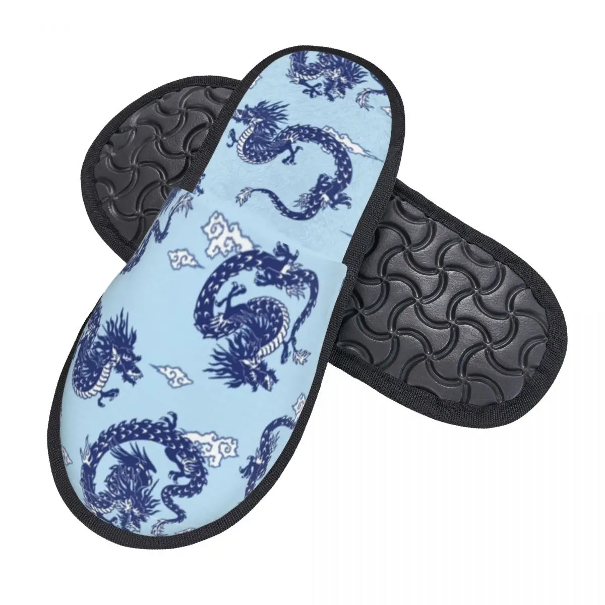 Japanese Dragon Cloud Slipper For Women Men Fluffy Winter Warm Slippers Indoor Slippers