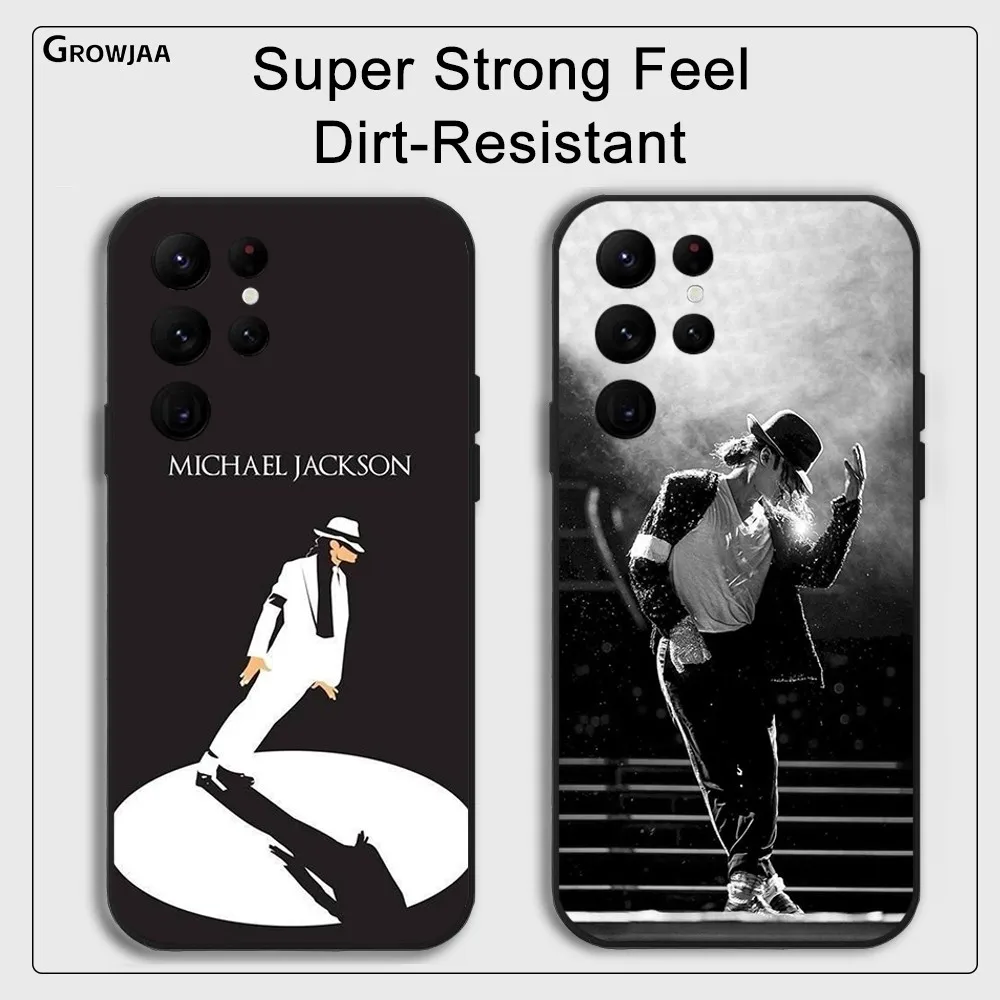 Michael Jackson Legendary Singer Phone Case for Samsung Galaxy S24 Ultra S22 S23 Ultra S21 S20 5G Protective Silicone TPU Funda