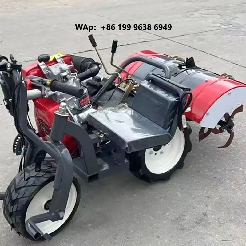 Mini Cultivators Rotary Power Tiller Agricultural Land Ridging Machine With Furrow Plough