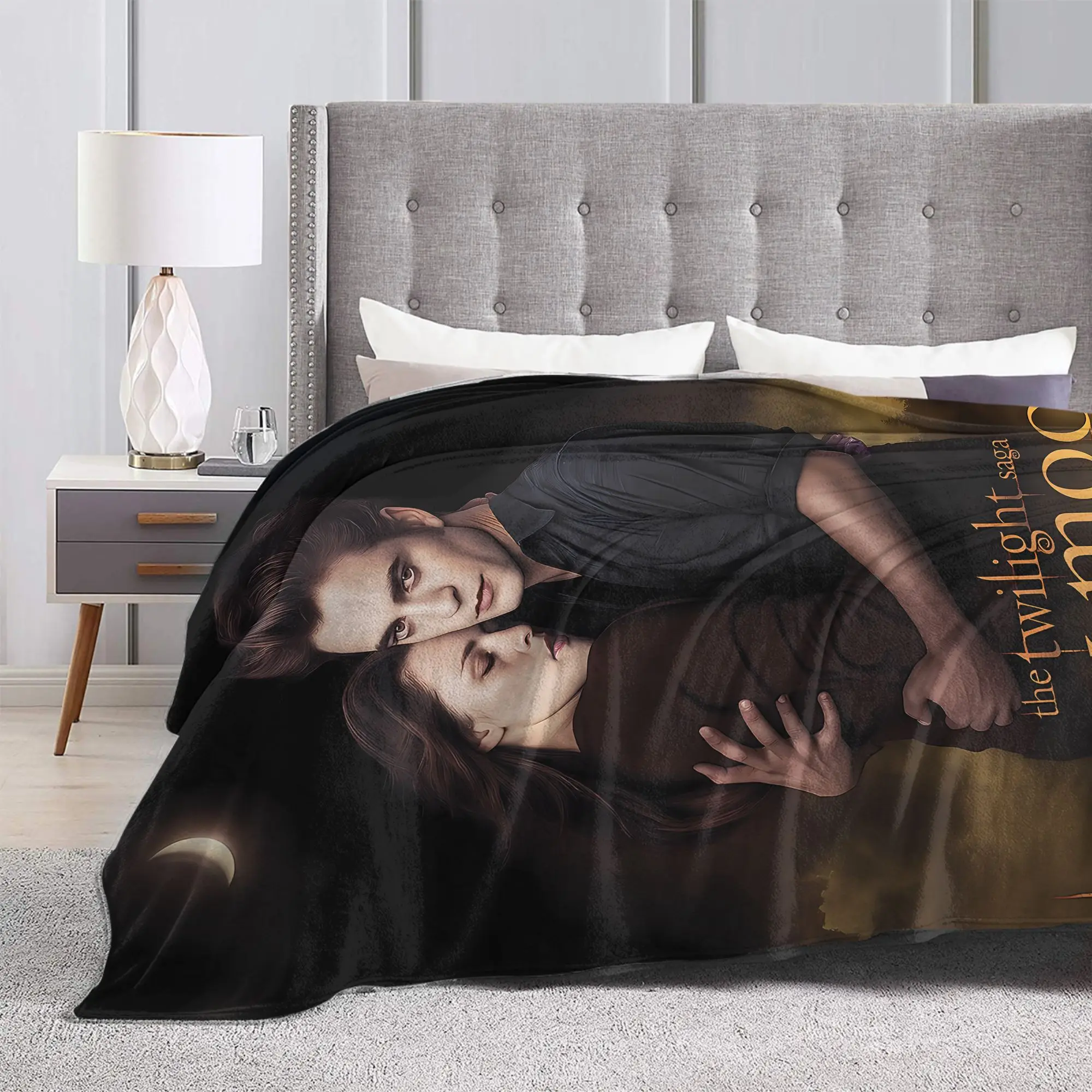 بطانية دافئة للغاية للفتيات والأولاد للتخييم جاكوب ذا توايلايت ساغا رمي بطانية الفانيلا المفرش لسرير الأريكة غطاء سرير أريكة مضحك