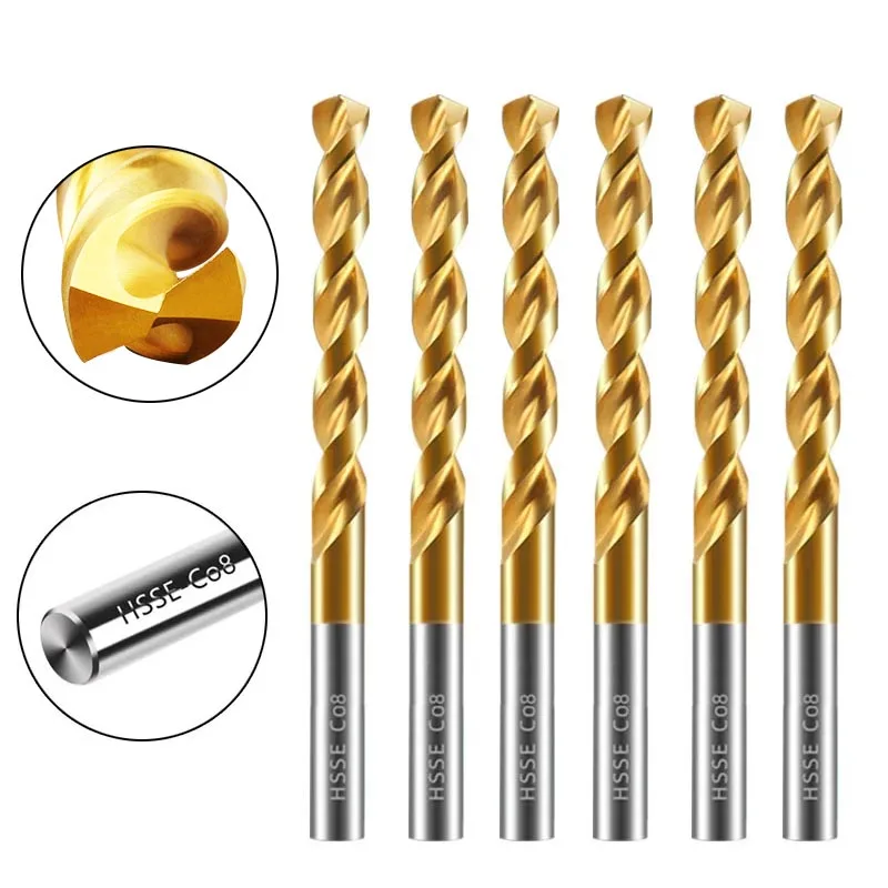 M42 8% High Cobalt Twist Drill Bit HSSE-Co8 Drilling Hole Opener Tool 1-13mm For Carbon Steel Copper Stainless Steel Metal