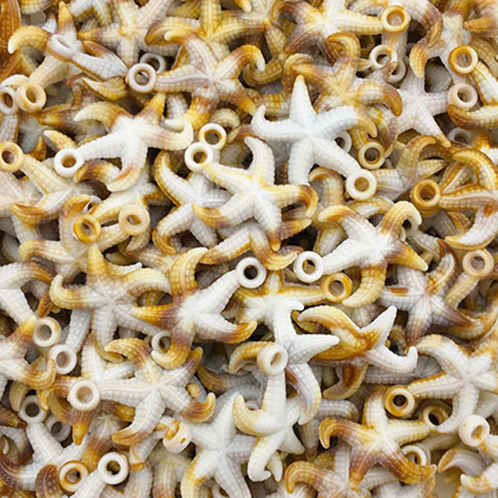 

100Pcs Ocean Theme Shell Charms Pendants DIY Jewelry Making Accessories Seashell Pendants Creative Craft Findings for Necklaces