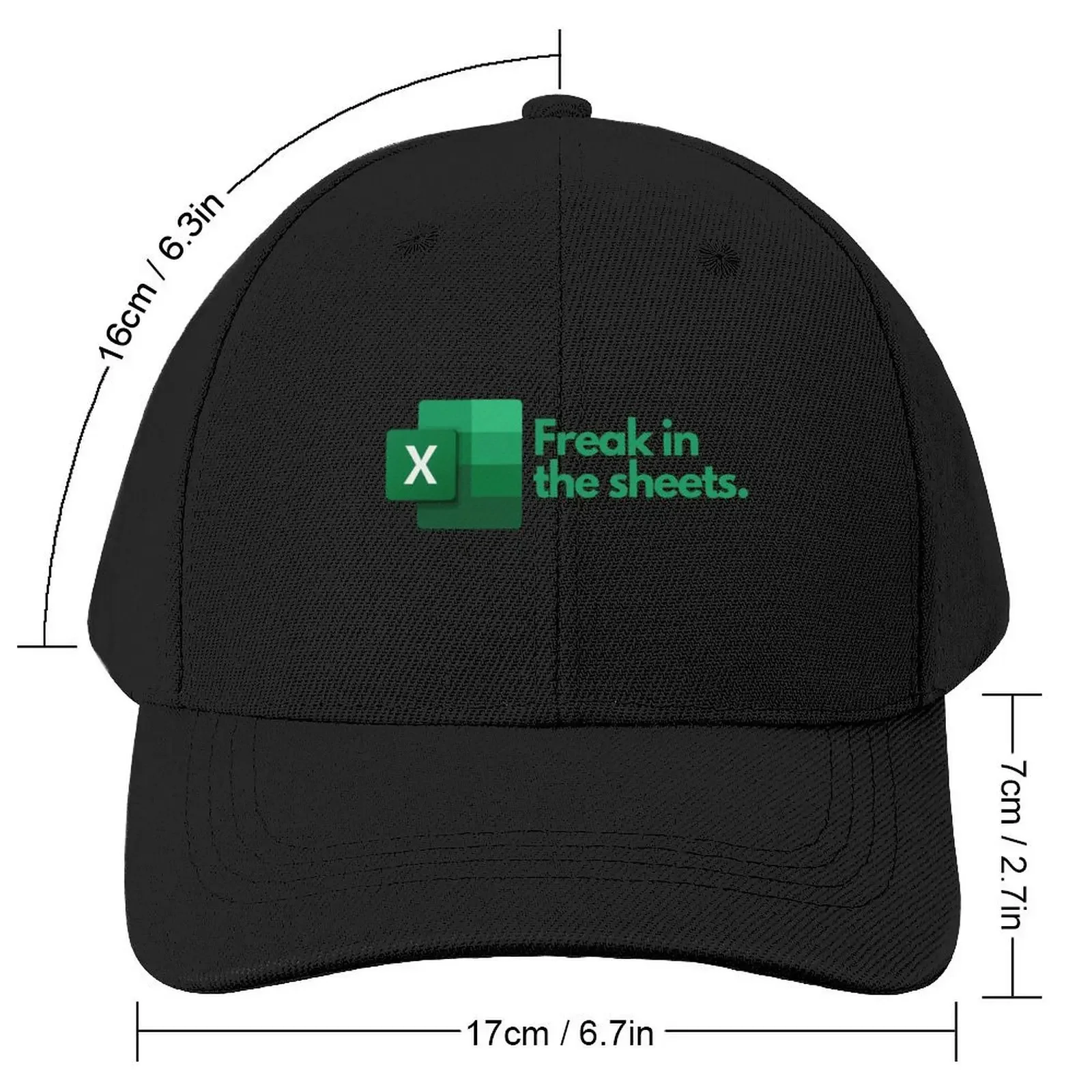 Excel: Freak in the sheets Baseball Cap Sun Hat For Children fishing hat Sunscreen Beach Bag For Women Men's