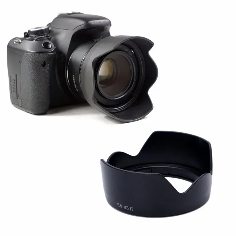 

ES-68 ES 68 ES68 Lens Hood Reversible Camera Lente Accessories for Canon EF 50mm f/1.8 STM