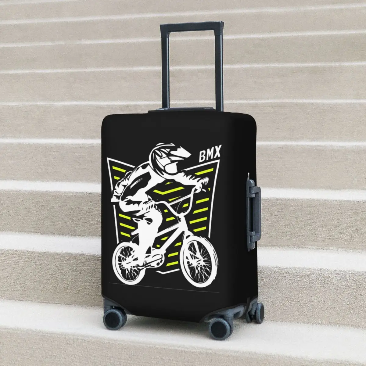 

Bmx Apparel Ретро BMX Bike Old School Patch Чехол для чемодана Эластичные дорожные защитные чехлы для багажа для 18-32 дюймов