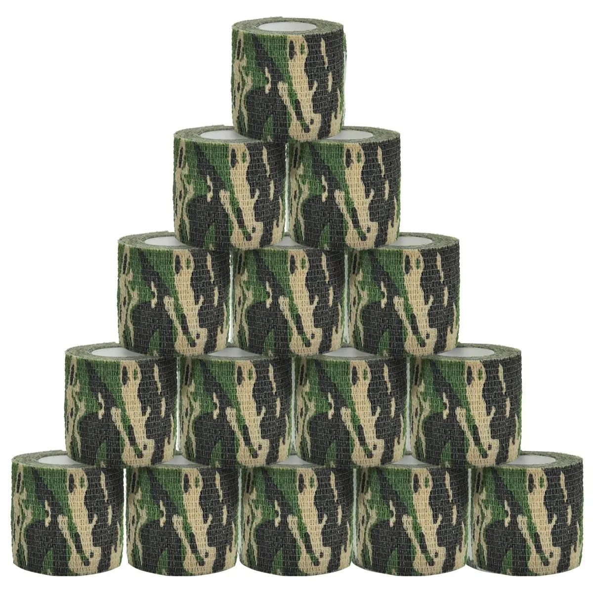 1/6/12 pcs camouflage Elastic Outdoor Hunting Camouflage Tape Waterproof Wrap Durable Self Adhesive Elastic Bandage