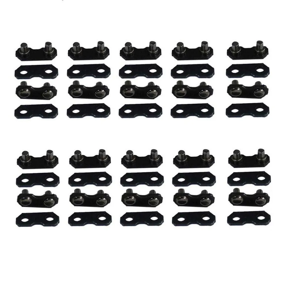 91 Master Chain Links Black Chainsaw For 3/8-LP Type Kits Link Repair Straps Tie 0.050\