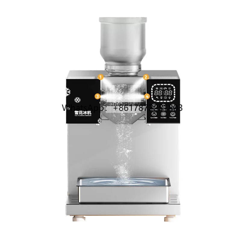 

High Efficient Ice and Snow Flower Machine Snow Ice Flake Snow Making Machine for Ice Cream Shop