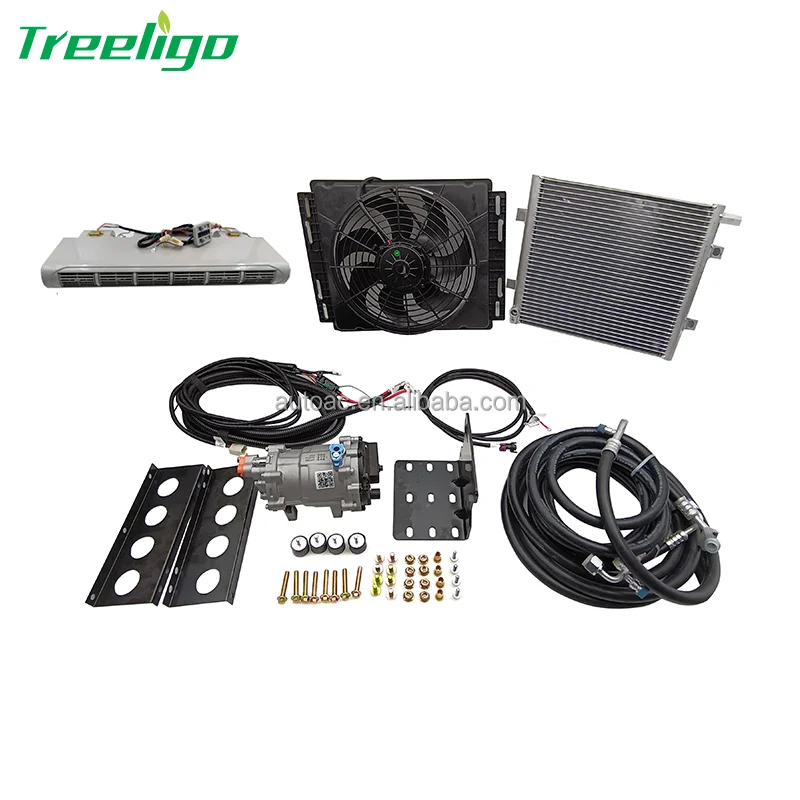 

BEU-226L-100 Electric Ac Compressor Universal Compact Ac Evaporator Unit Universal Add-on Under Dash Evaporator Assembly