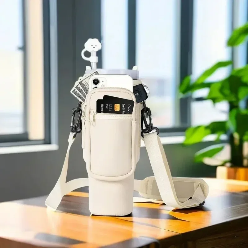 Torba na butelkę Stanley 40 uncji z regulowanym paskiem na ramię Pokrowiec na butelkę wody Pokrowiec na kubek Stanley Quencher