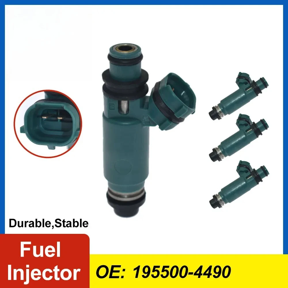 1/4PCS Fuel Injector 195500-4490 1955004490 Engine Petrol Nozzle for RX-8 RX8 SE3P 13B-MSP Car Replacement Accessories