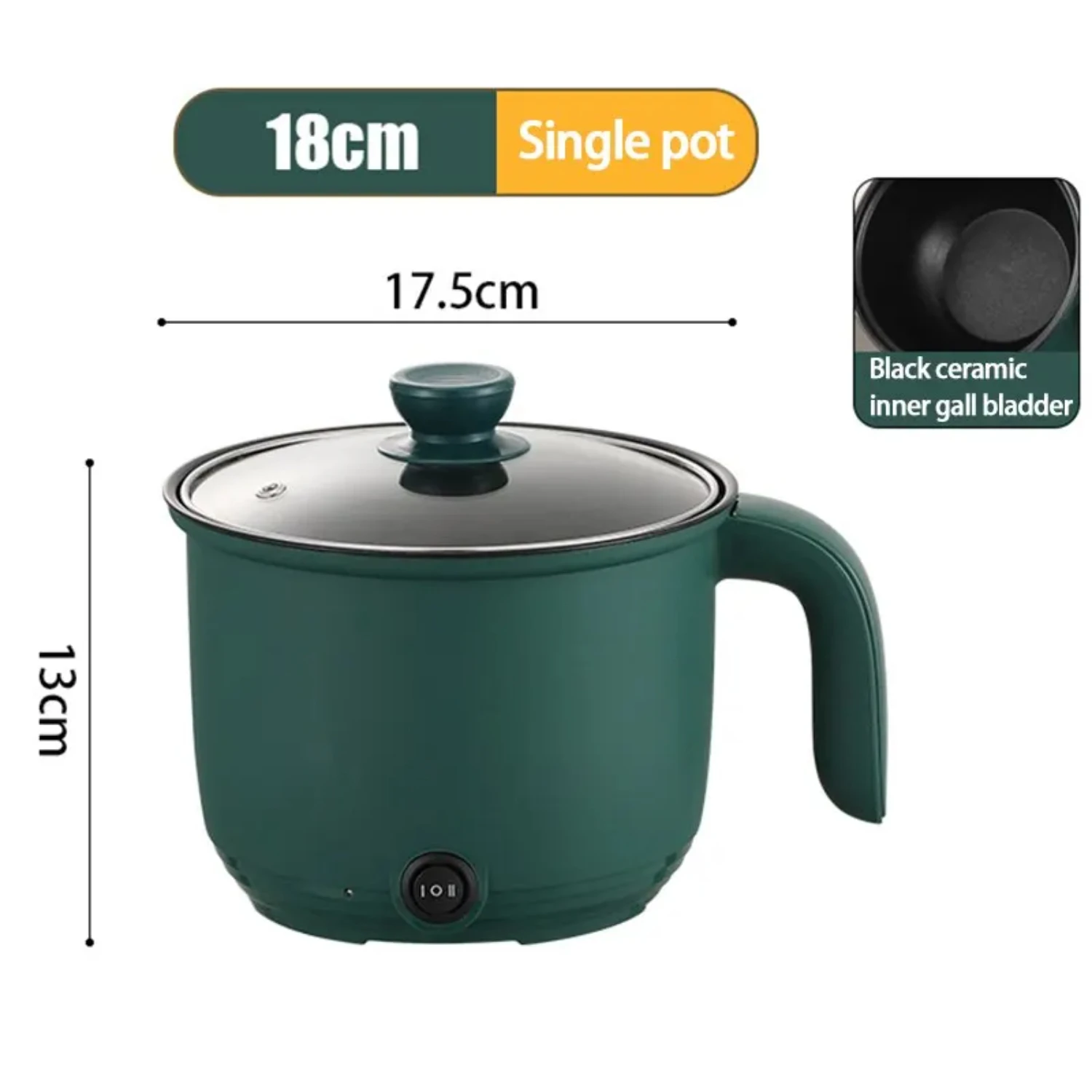 Portable Mini Multifunctional Electric Rice Cooker - 1.5L Capacity, Non-Stick Cooking Pot, with Safety Features - Perfect for St