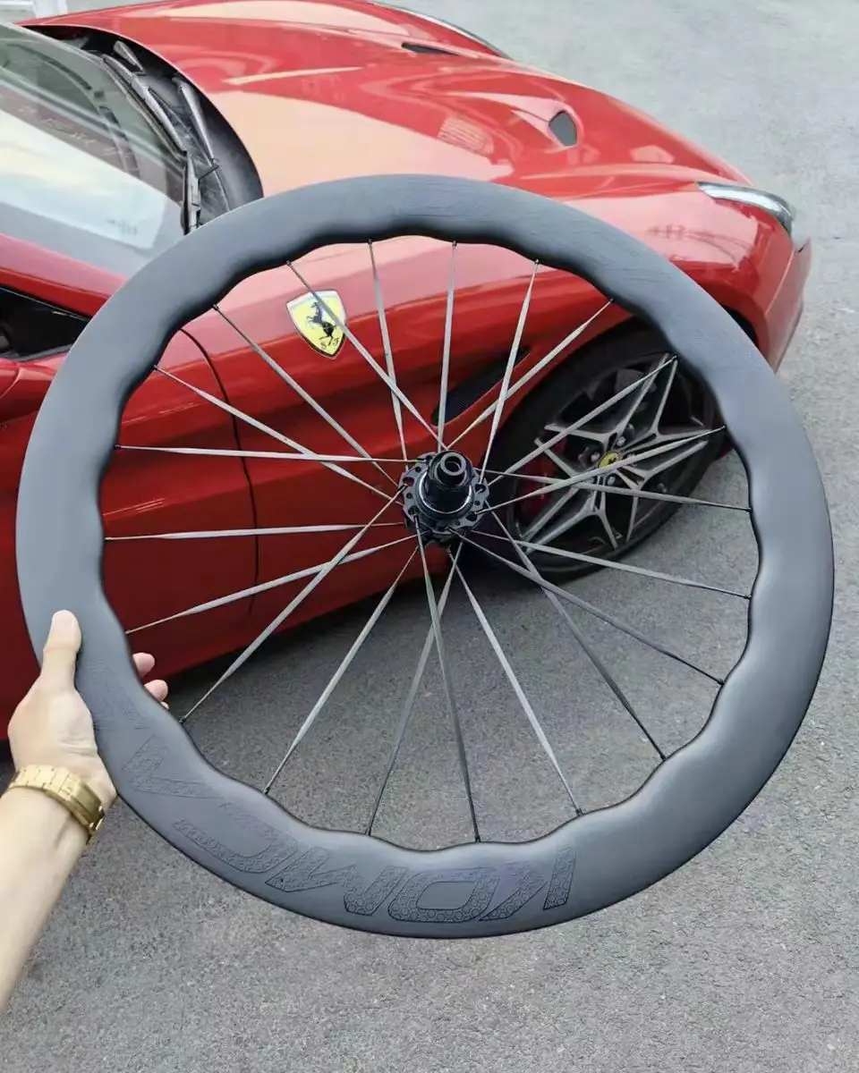 

Komcas EVO MAX комплект волновых колес из углеродного волокна 700C комплект дисковых тормозных колес для шоссейного велосипеда Комплект волновых колес