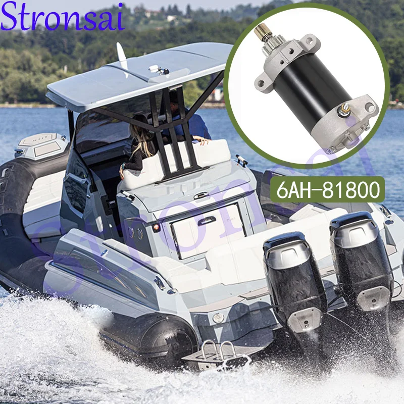 

Пусковой двигатель 6AH-81800 для 4-тактного лодочного двигателя Yamaha 15HP 20HP 6AH-81800-00 6AH-81800-01 6AH-81800-02