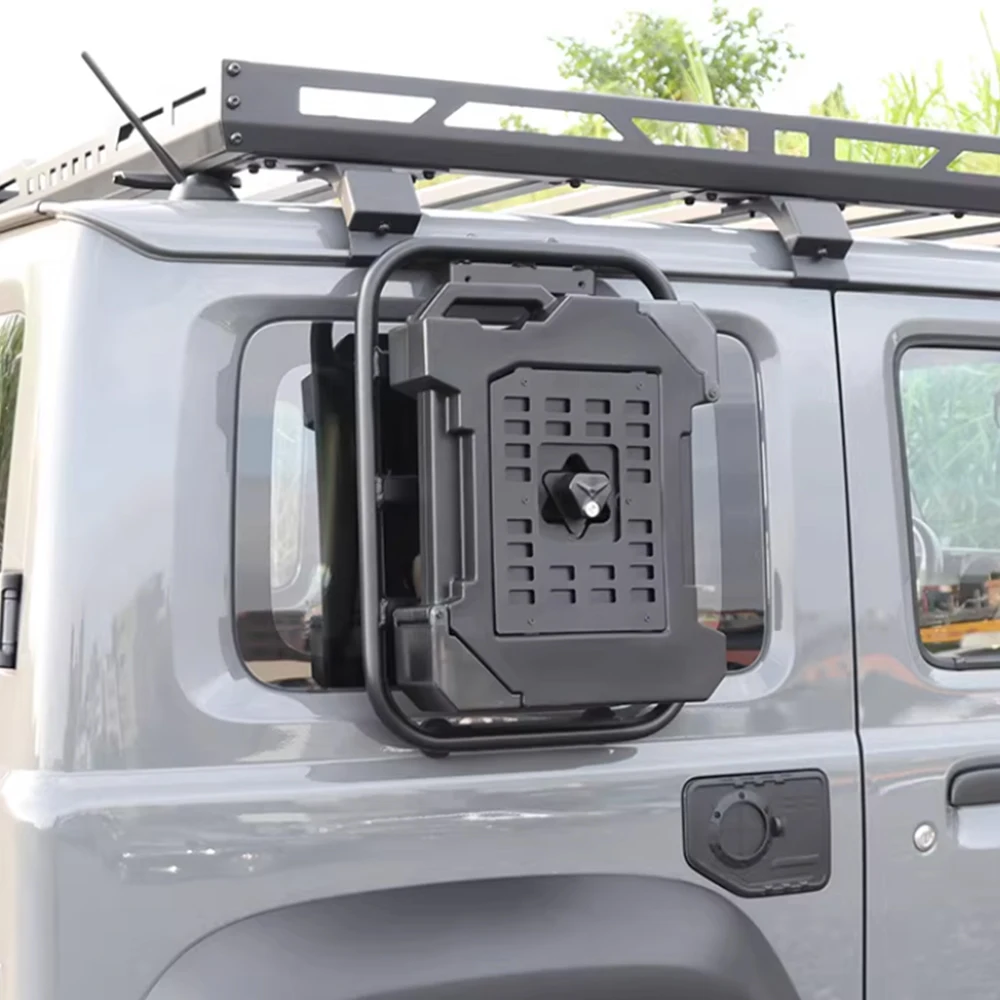 JMN138 Rear Side Window Water Pack 9L Capacity Spare Water Container with Bracket&Lock for Jimny JB74 3/5Door 2018+(Oil Cannot!)