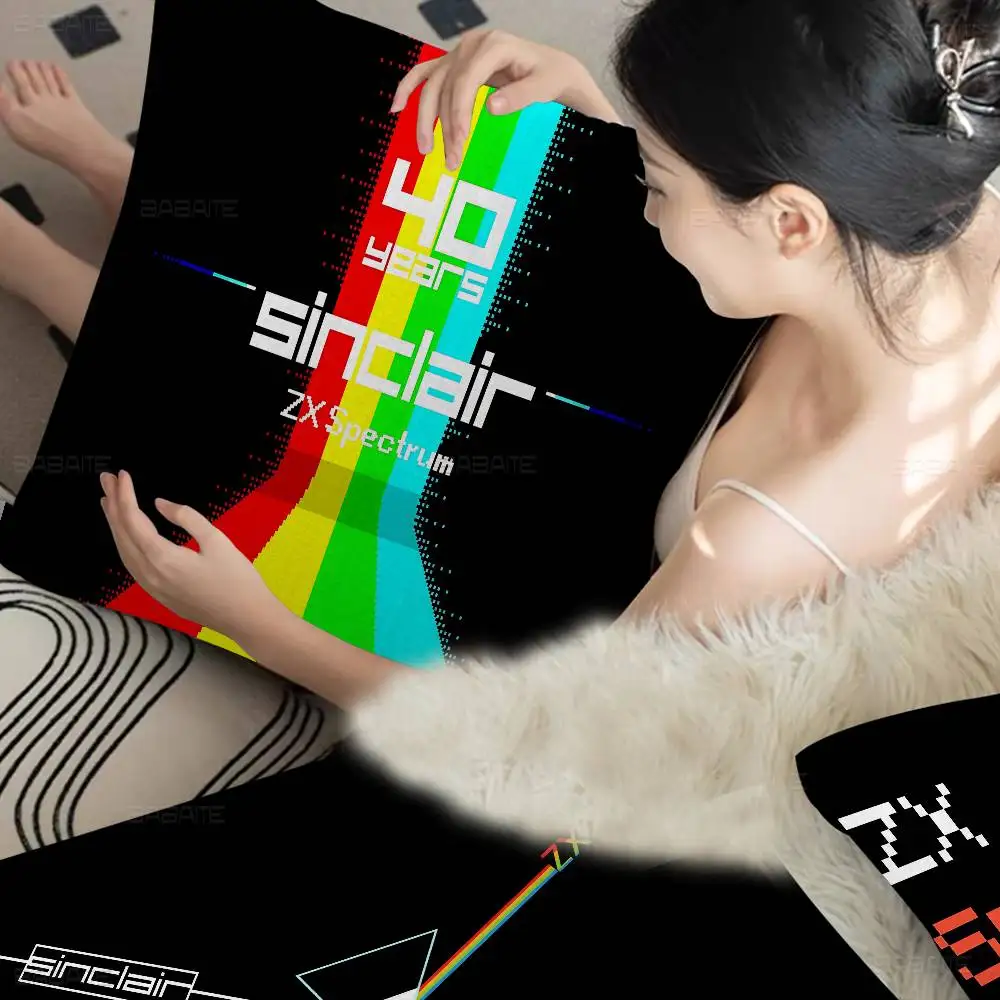 الرجعية سنكلير Zx الطيف شخصية وسادة غطاء الاطفال غرفة نوم البرية ديكور الحفلات المخدة طفل عيد ميلاد دش هدية