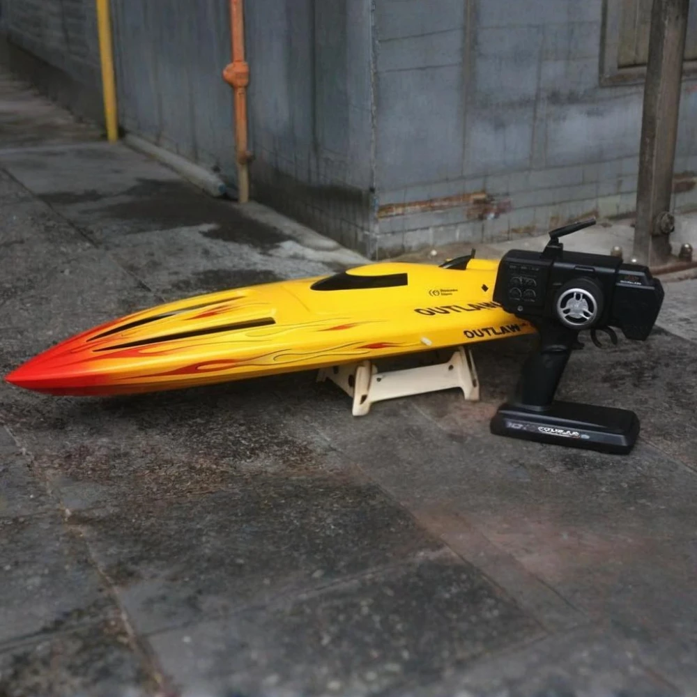 2.4G Brushless ไฟฟ้า RC Speedboat 74 ซม.RTR การแข่งขัน O เรือไฟเบอร์กลาสคิงส์ตันอะพอนฮัลล์ Cooling System ความเร็วสูง RC เรือรุ่น