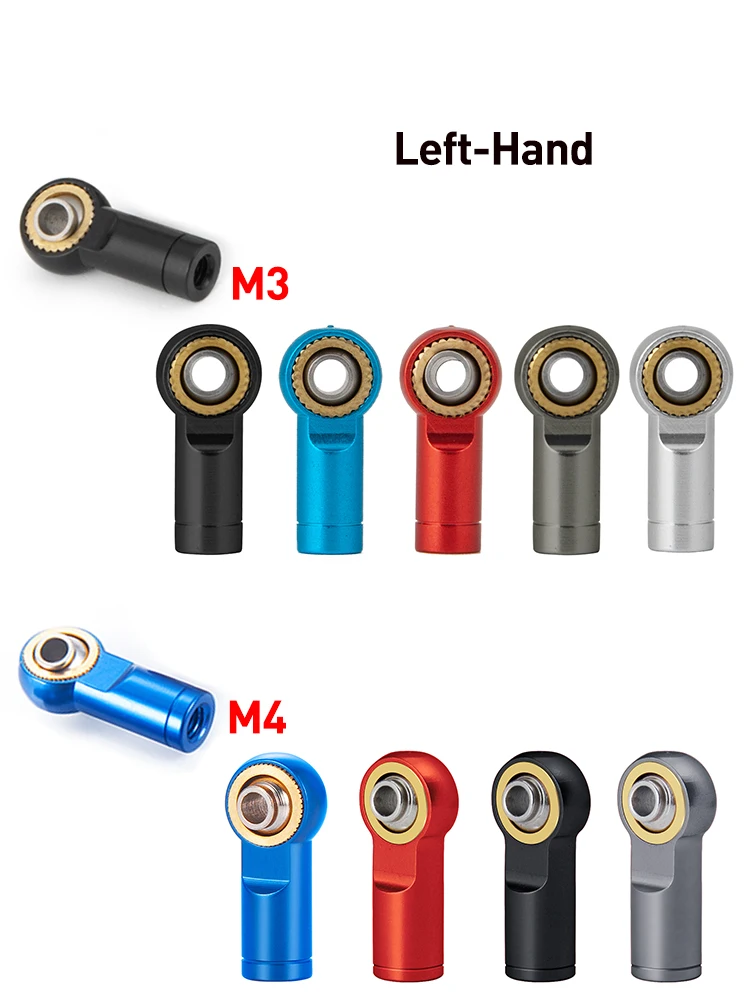 Axspeed 10pcs Metall m3/m4 Link Spurs tange nkopf Kugelgelenk enden für axiale scx10 d90 tamiya cc01 rc Auto Boot Flugzeug DIY Teile – Detail 2
