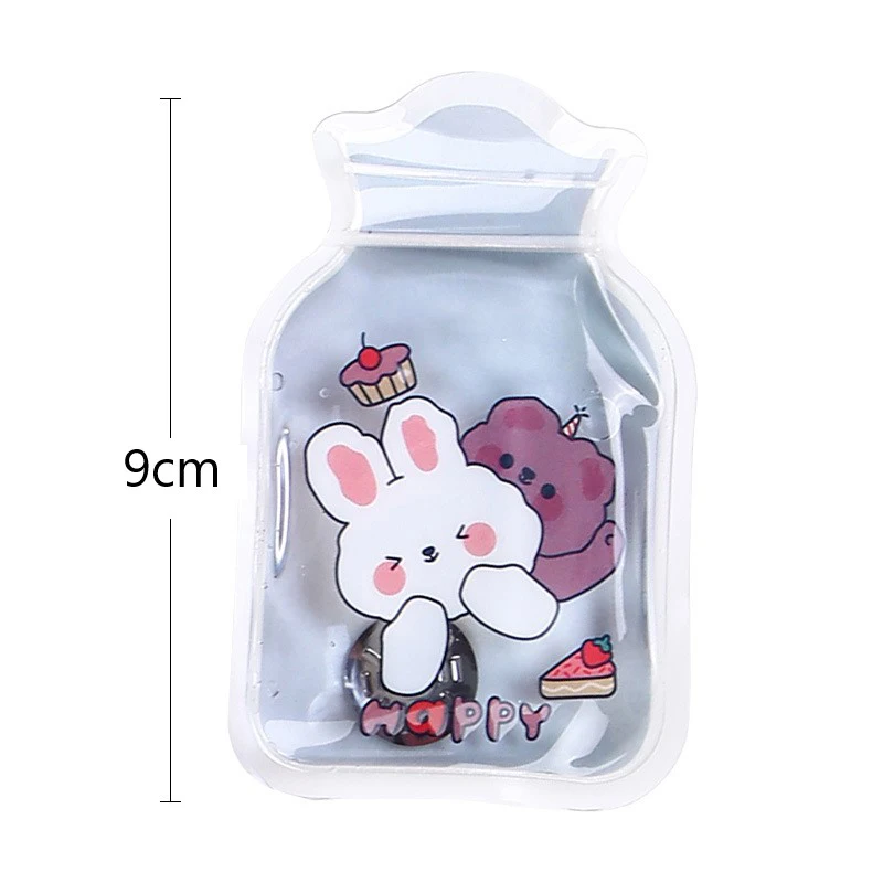 Cute Cartoon Hand Warmer Mini Durable Hot Water Bag Girl Portable Pocket Hand Feet Hot Water Bottle Warming Products Winter Gift