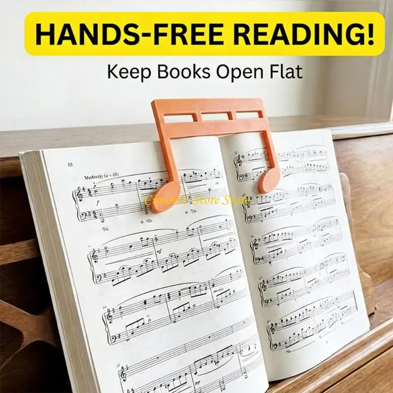 A3PC Colorful Plastic Music Book Page Note Clip Piano Holder Music Score Fixed Clip