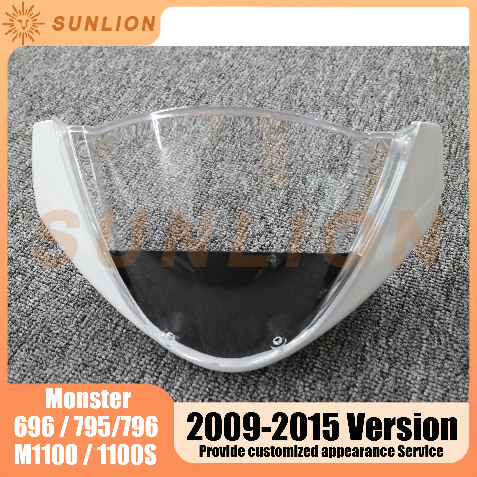 Motorcycle Head cover windshield For DUCATI Monster 696 /795/ 796 / 1100 / M1100 / EVO 2009 - 2015 Fairing