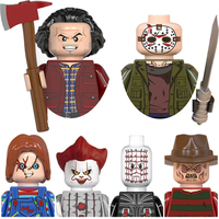 Jack Torrance The Shining Danny Doctor Sleep Jason Child's Play Freddy Krue Hellraiser Pennywise Building Blocks Gift For Kids