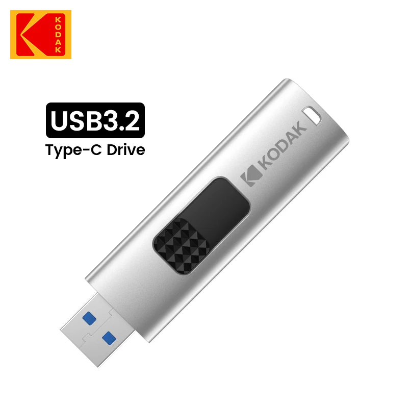Kodak USB 3.2 Flash Drive 128GB 64GB Pen Drive Creative Personality for PC Andriod Smartphone Memory Stick Storage U Disk
