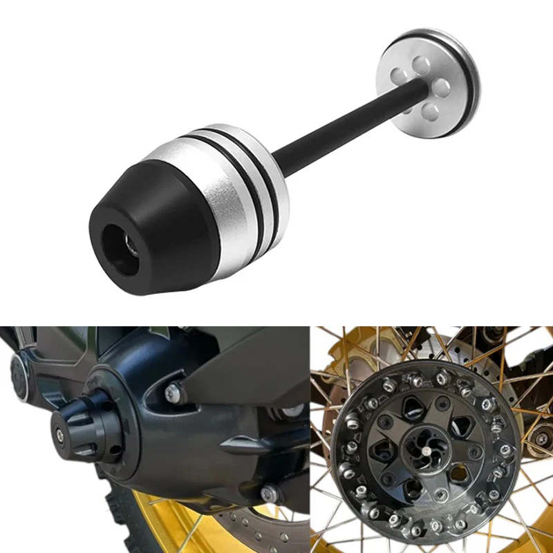 For BMW R1300RT R1300 RT R1300R R1300RS 2025 2026 Motorcycle Rear Wheel Fork Axle Cap Crash Protector Slider Spindle Hub