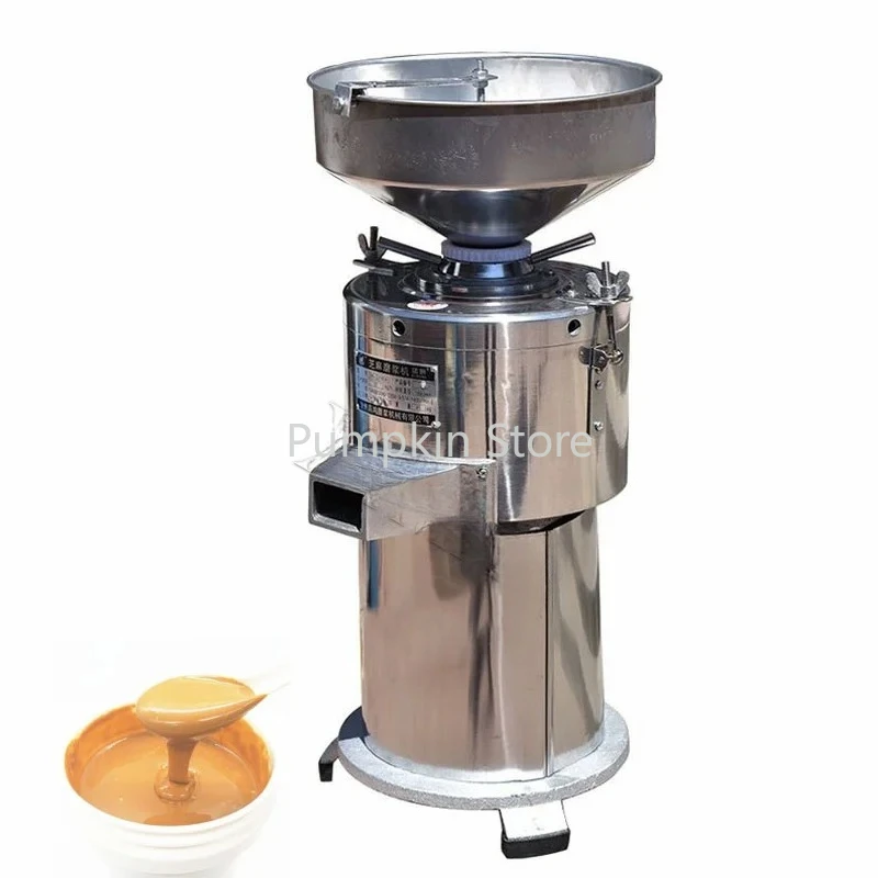 

30 кг в час, 1500 Вт, мельница для кунжутного соуса, шлифовальная машина для арахисового масла, коллоидная мельница Тахини, электрическая мельница