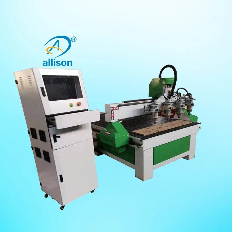 2026nb 1530 2040-4 Spindles Multi Head Cnc Router Machine Window Door Panel Design Cnc Machine