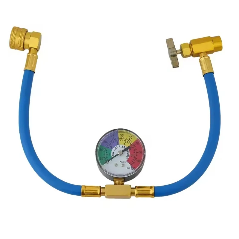 

Automotive air conditioner fluoride pipe filling pipe tool Automotive air conditioner refrigerant detection supplementary