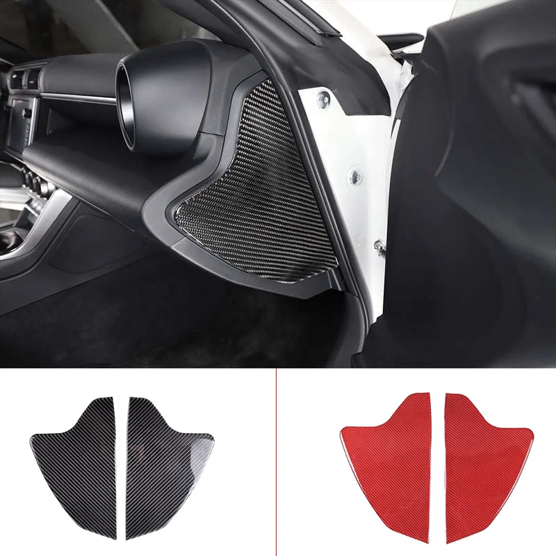 For 2022 Subaru BRZ soft carbon fiber car styling door buffer anti-collision pad sticker car interior protection accessories