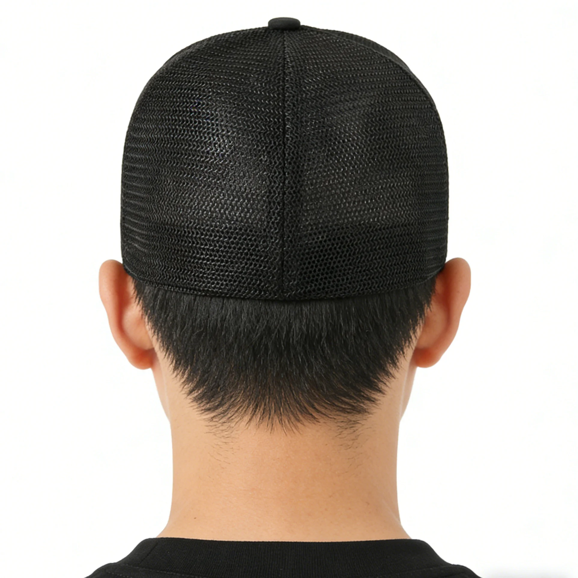 Full Closed Big Head Elastic Stretch Mesh Fitted Caps Hats New Flex Trucker Men Hip Hop Baseball Blank Visor Brim Era