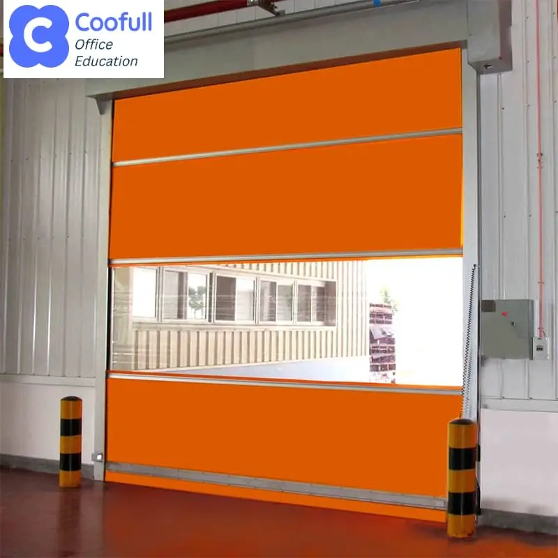 High-Speed PVC Roll up Doors | 0.8-2m/s | CE Certified | Industrial Warehouse