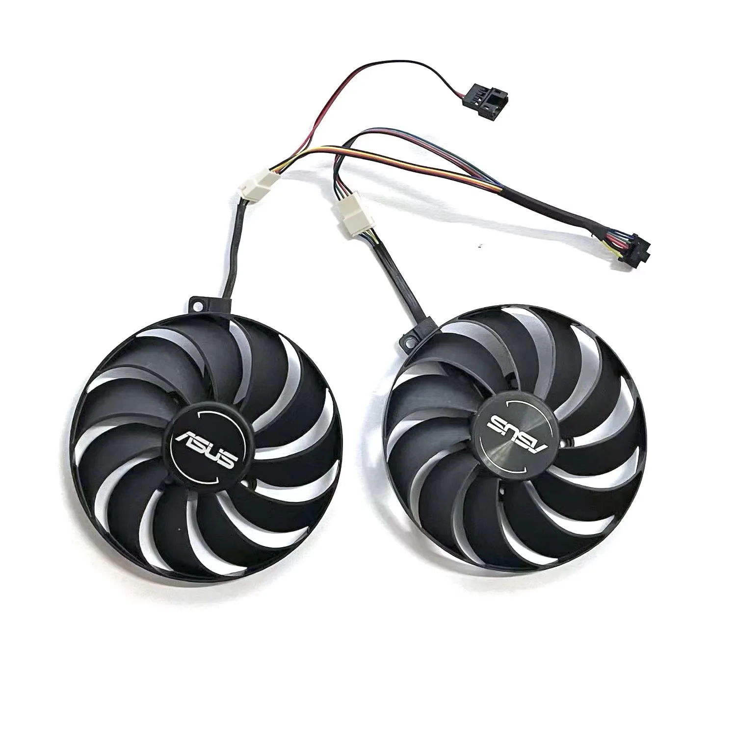ASUS 5PIN T129215SU RX5500 XT GPU replacement fan suitable for ASUS DUAL-RX 5500 XT-O8G-EVO graphics card cooling
