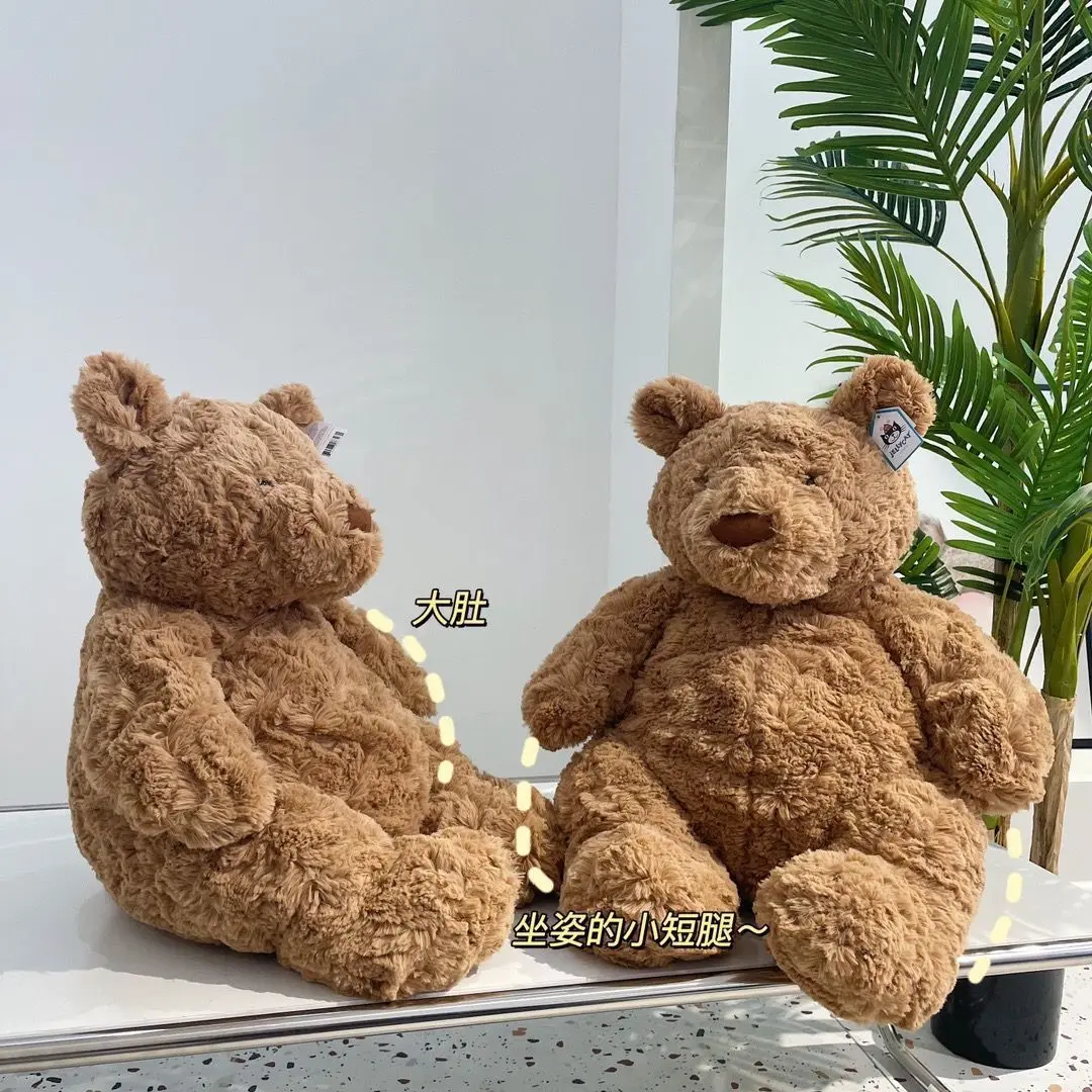 Pluszak Jellycat Barcelona Bear, urocza maskotka, zabawka uspokajająca, prezent urodzinowy dla dzieci, zabawka uspokajająca dla niemowląt, prezent na Boże Narodzenie