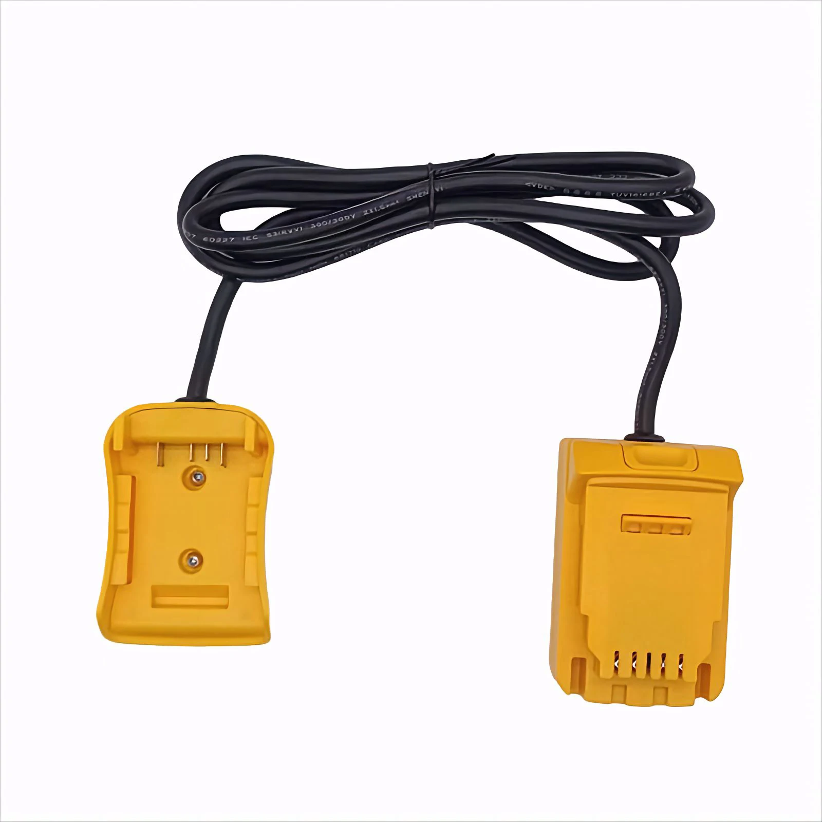 Battery Adapter with Extension Cord with Belt Clip for 60V Interface Series Power Tools Lithium Battery Extension Cord Tool