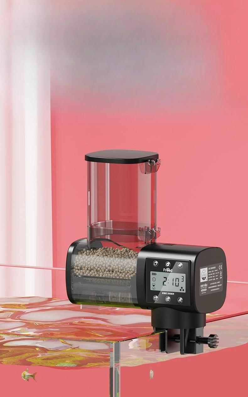automatic timing fish feeder for Aquarium，250ML/500ML Capacity Auto Fish Feeders Easy to Set Up with AA battery